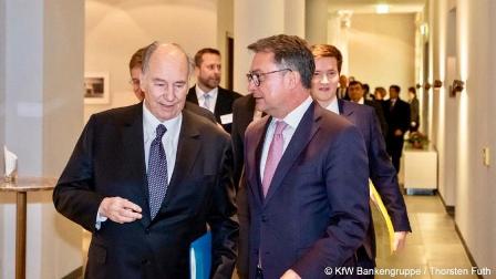 H.H. The Aga Khan speaking in Berlin at the   "Fragile States 'Weiterdenken'('Thinking Ahead') event  2019-01-16